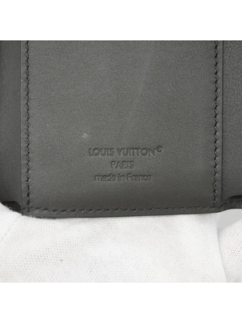 Louis Vuitton Trifold Wallet Monogram Shadow Victor Black